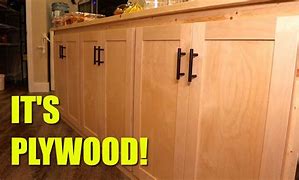 Image result for Plywood Cabinet Doors