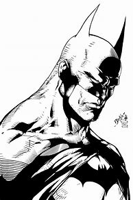 Image result for Batman Line Art Black and White