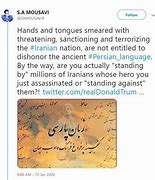 Image result for Tweet to Iran