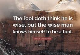 Image result for Wise Fool