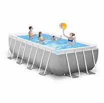 Image result for Intex Prism Frame 16'X8' Rectangle Above Ground Pool