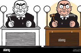 Image result for Cartoon Judge Bench