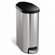 Image result for Stainless Steel Step Trash Can