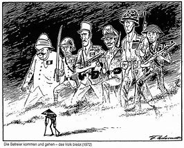 Image result for Vietnam War Crimes Cartoon
