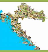 Image result for Tourist Map of Croatia