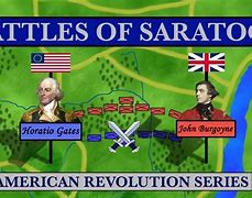 Image result for Battle of Saratoga Drawing Cartoon