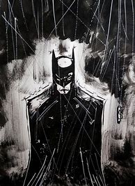Image result for Batman Black White Art