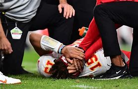 Image result for Kansas City Chiefs Mahomes Injury