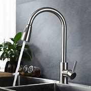 Image result for Stainless Steel Kitchen Faucet