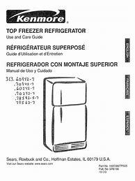 Image result for Kenmore Refrigerator Diagram Manuals