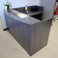 Image result for L-Shape Reception Desk Furniture