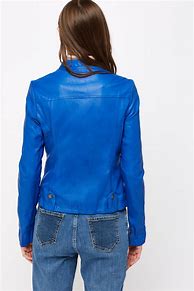 Image result for Blue Leather Jacket