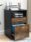 Image result for Two Drawer Wood File Cabinet