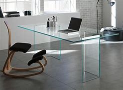 Image result for Glass Top Office Desk