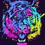 Image result for Colorful Tiger Vector Art