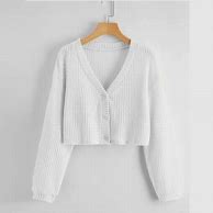 Image result for Plus 3D Clouds Patched Drop Shoulder Crop Cardigan, 1XL Pink Casual Cardigan Graphic Polyester Polyester Patched Crop Long Sleeve Regular Fit Drop Shoulder