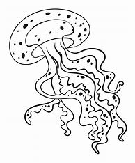 Image result for Jellyfish Outline