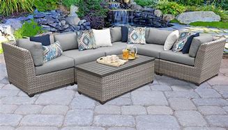 Image result for Grey Wicker Patio Furniture