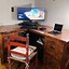 Image result for Corner Office Desk with Drawers Oak Veneer