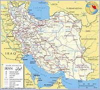 Image result for Iran Political Map