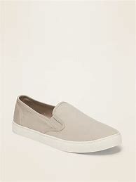 Image result for Old Navy Women's Canvas Slip-On Sneakers - White - Size 6
