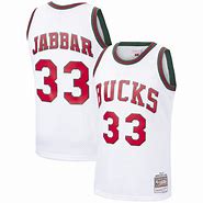 Image result for Kareem Abdul-Jabbar Milwaukee Bucks Jersey
