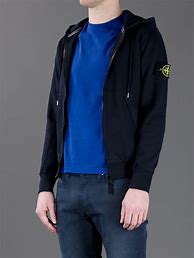 Image result for Blue Stone Island Zip Up Hoodie