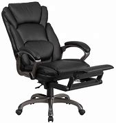 Image result for Soft Black Leather Office Chair