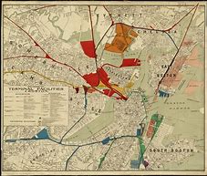 Image result for Boston Map 1775 and Now