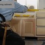 Image result for Installing Kitchen Cabinets