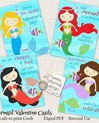 Image result for Little Mermaid Valentine Cards