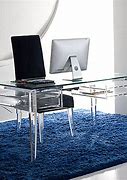 Image result for Acrylic Office Desk