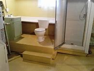 Image result for Basement Toilets and Showers