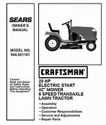 Image result for Craftsman 42 Inch Riding Mower Diagram