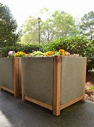 Image result for Paver Planter Boxes Painted