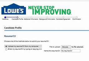 Image result for Fill Out Application for Lowe's