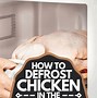 Image result for Defrost Frozen Chicken in Microwave
