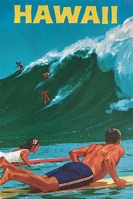 Image result for Vintage Beach Travel Posters