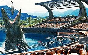 Image result for Jurassic World Mosasaur Scene