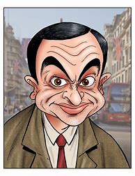 Image result for Mr Bean Caricature Clip Art