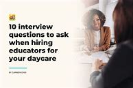 Image result for Early Childhood Interview Questions