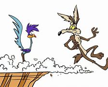 Image result for Coyote Falling Off Cliff