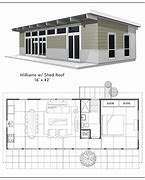 Image result for Shed Roof House Plans with Loft