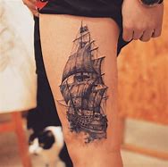 Image result for Ship Tattoos Men