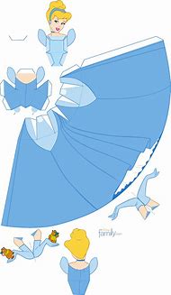 Image result for Disney Cinderella Paper Dolls
