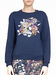 Image result for Carven Flower Embroidery Sweatshirt