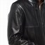 Image result for Black Leather Jacket Scarf Men