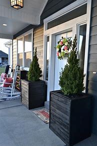 Image result for Contmporary Front Porch Planters