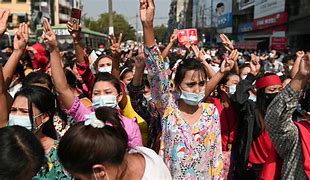 Image result for Myanmar Protest