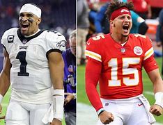 Image result for Mahomes Hurts Super Bowl First